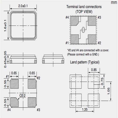 NX2016SA-40M-STD-CZS-3,NDK汽车电子晶振,2016贴片晶振