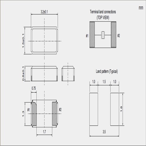 NX3215SA-32.768K-STD-MUS-2,NDK车载通信晶振,GPS导航晶振