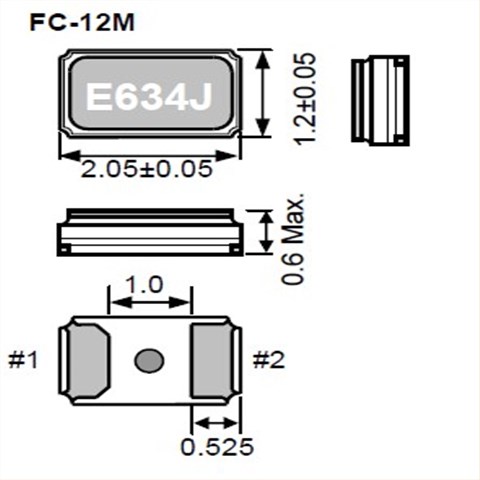 爱普生晶振FC-12M,X1A000061000300音叉晶体