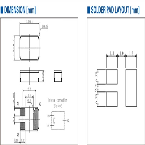 CM315D32768HZFT,CITIZEN西铁城无源晶振,3215小型贴片晶振