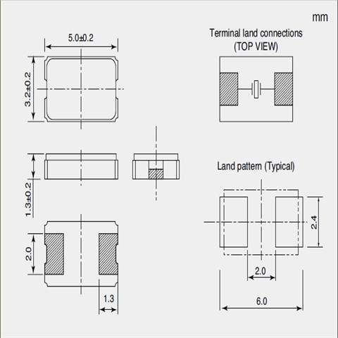 CG07039-8M,NX5032GA晶振,黑色面陶瓷晶振
