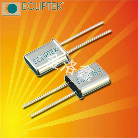 ECLIPTEK晶振,石英晶振,EUEA18-1.8432M晶振,欧美插件晶振
