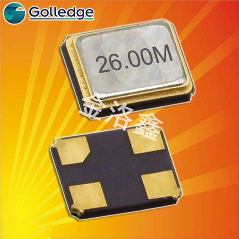 Golledge晶振,贴片晶振,GSX-328晶振,小体积石英晶振