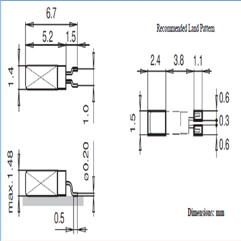 AB26TRQ-32.768KHZ-T|32.768KHz|方体SMD晶振|12.5pf