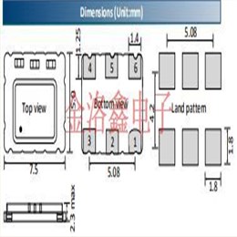 TDLV75差分晶振,ACT有源振荡器,TLV752000MBXNKXXHL-PF[20MHz]晶振