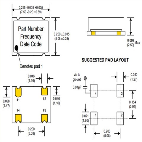 CCHD-575-50-100.000-3.3V-100MHz-Crystek晶体振荡器