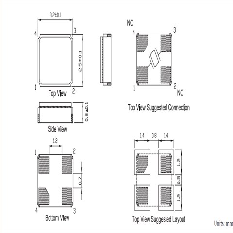 7V-12.000MAAE-T,TXC晶技晶振,3225陶瓷晶振 7V-12.000MAAE-T,TXC晶技晶振,3225陶瓷晶振
