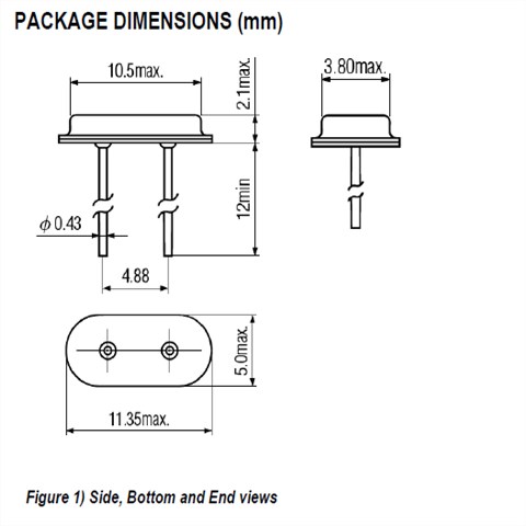 ECS-200-20-4VX,ECS进口晶振,20MHz,20pf