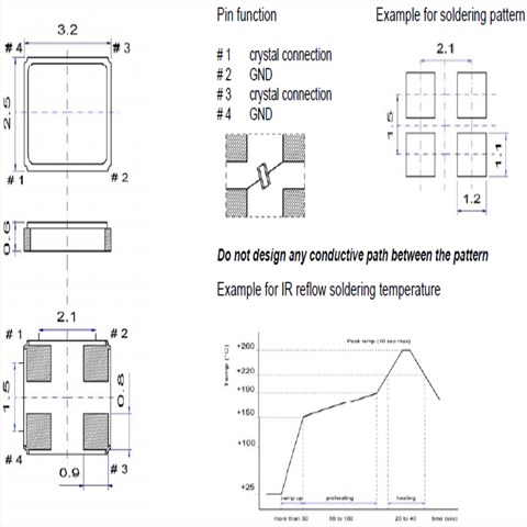 SMX-5S石英晶体谐振器-3225mm-24MHz-6G常用晶振物料
