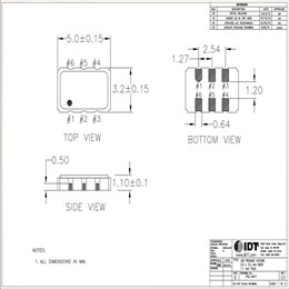 Renesas晶振,XLL53V52.000000I,VCXO振荡器,6G通信晶振