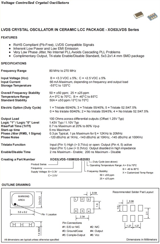 XO53LVDS-1