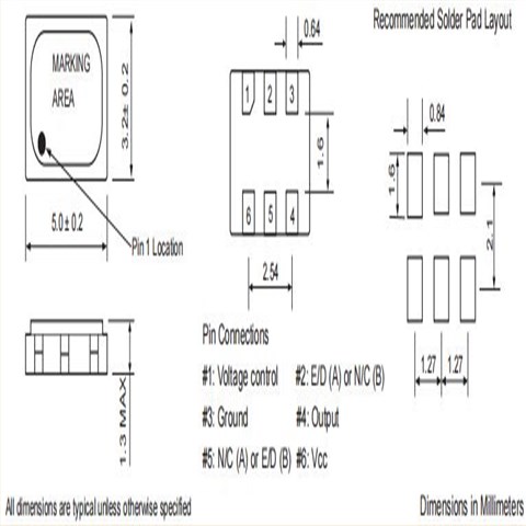 Fortiming晶振,VC53A-44M736-BBB1,VCXO晶振,6G无线通信晶振