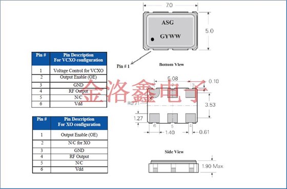 ASG-C 7050 XO OSC