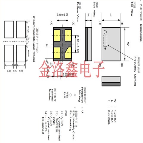XRCTD32M000N1P1AR0,Murata贴片晶振,工业传感器晶振,XRCTD晶振