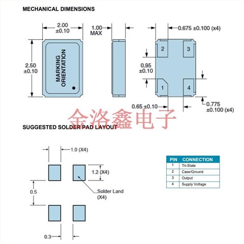 EC5645ETTTS-48.000MTR,日蚀有源晶振,2520晶体振荡器