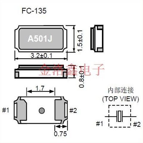 FC-13532.7680KA-A5,3215两脚贴片晶振,EPSON无源晶体谐振器 FC-13532.7680KA-A5,3215两脚贴片晶振,EPSON无源晶体谐振器