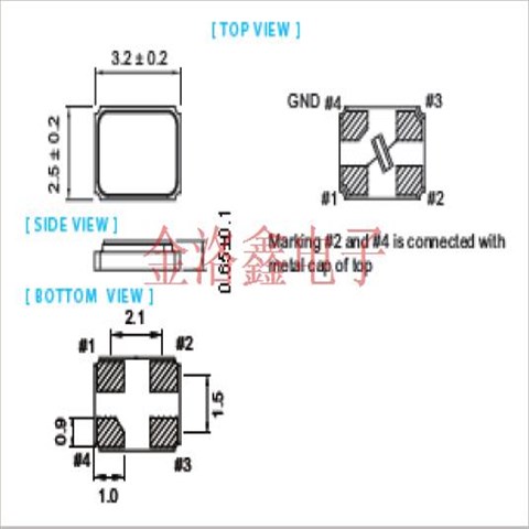 XXHCCCNANF-25.000000,Taitien泰艺晶振,3225贴片无源晶振 XXHCCCNANF-25.000000,Taitien泰艺晶振,3225贴片无源晶振