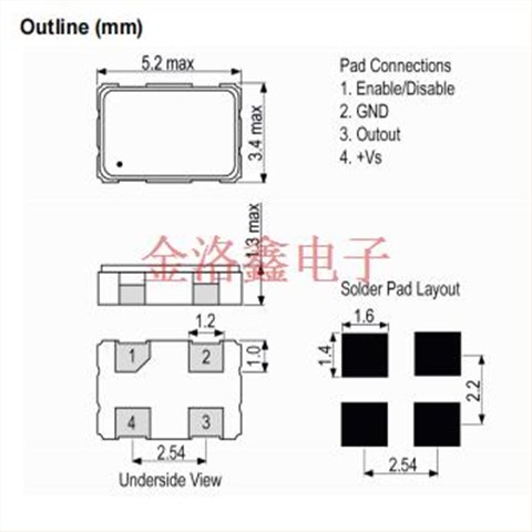 LFPTXO000295BULK,英国IQD晶振,5032温补贴片晶振 LFPTXO000295BULK,英国IQD晶振,5032温补贴片晶振
