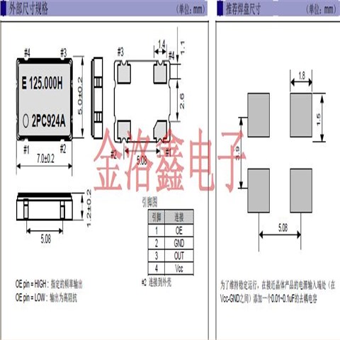 SG-8002CA4.0960M-SCBB,工业通信应用晶振,EPSON有源晶振