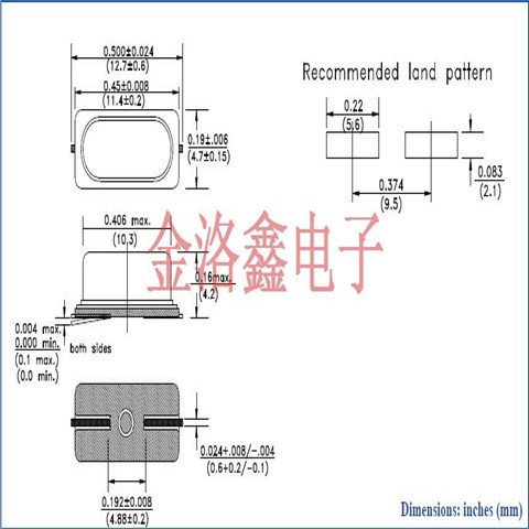 ABLS-4.9152MHZ-K4T,耐高温晶振,车载设备晶振