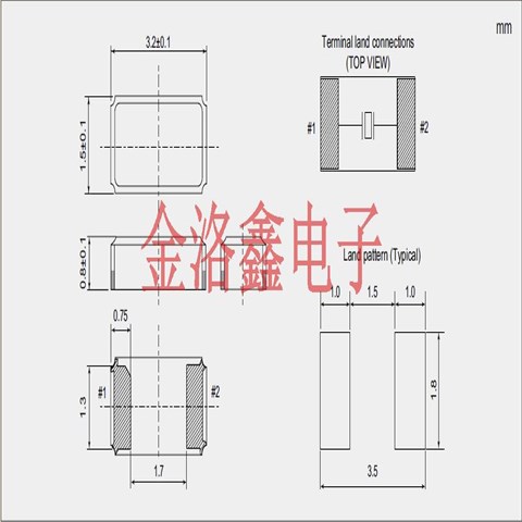 1TJF080DP1AA00S,日产KDS大真空晶振,32.768K音叉晶振