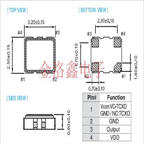 TXETBLSANF-40.000000,Taitien温补晶振,3225便携式设备晶振