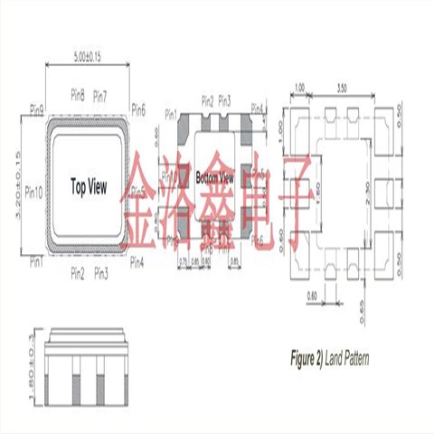ECS-TXO53-S3-33-100-BN-TR,ECS伊西斯晶振,纳米蜂窝和仪器应用晶振