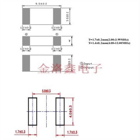 AWSZT-4.00CP-T4,ABRACON遥控器晶振,AWSZT微处理器时钟晶振