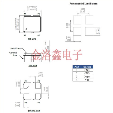 ATX-13-F-38.400MHz-F05-T,Abracon温补晶振,2016小型贴片晶振