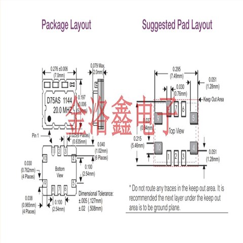T604-038.88M,7050温补晶振,Connor-Winfield品牌晶振