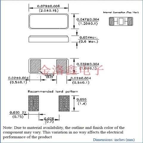 ABS06-32.768KHZ-1,ABRACON音叉晶振,2012微型贴片晶振