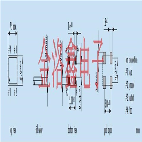 O-125.0-J075-B-3.3-1-T1-LF,Jauch高频晶振,3.3V有源晶振