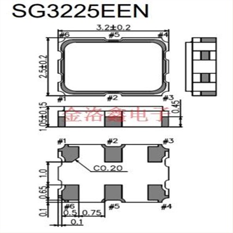 SG3225EEN200.000000M-CLGA0,LVPECL差分晶振,EPSON晶振