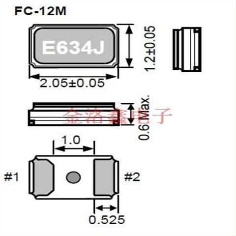 X1A000171000118,FC2012AN车规晶振,32.768KHz日产进口晶振