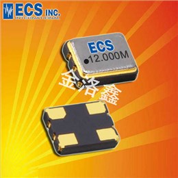ECS-250-9-37B2-CKM-TR,内置温度传感器,ECS无源晶体谐振器