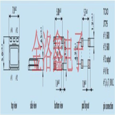 O-12.80-JT75V-A-A-5.0,7050压控温补晶振,JAUCH低功耗晶振