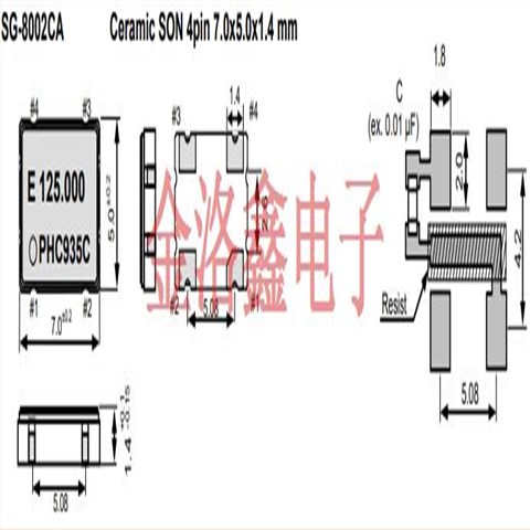 SG8002CA-SCM28.6363MHZ,7050可编程时钟振荡器,3.3V晶振