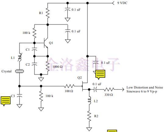 Wenzel低失真晶体振荡器电路图介绍