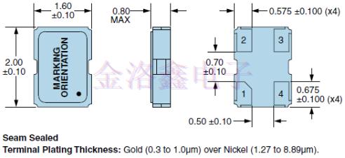 日蚀EBCA56系列汽车级32.768K振荡器数据信息