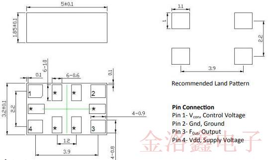 FCD-Tech高稳定数字补偿TCXO振荡器产品应用与电气特性