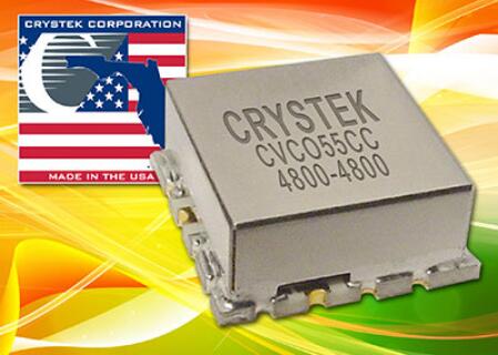 Crystek Corporation公司4800MHz压控振荡器采购指导