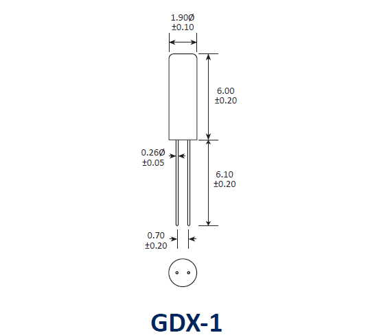 32.768KHZ进口谐振器,6019圆柱音叉表晶,GDX-1晶振