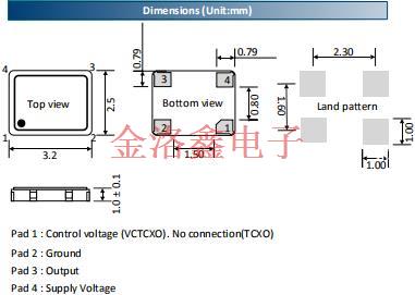 ACT有源晶振,TX32CC温补晶体振荡器,TX32CC1200MBXEXSL-PF[12MHz]晶振