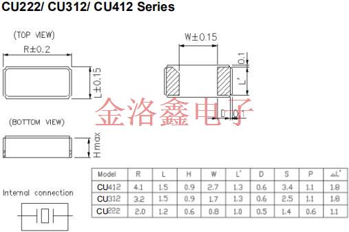 CU222 CU312 CU412 尺寸