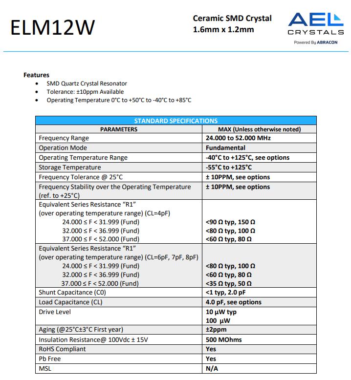 ELM12W