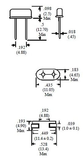 C25204IC310MHz二脚晶振,CORE49S晶振,6G路由器晶振