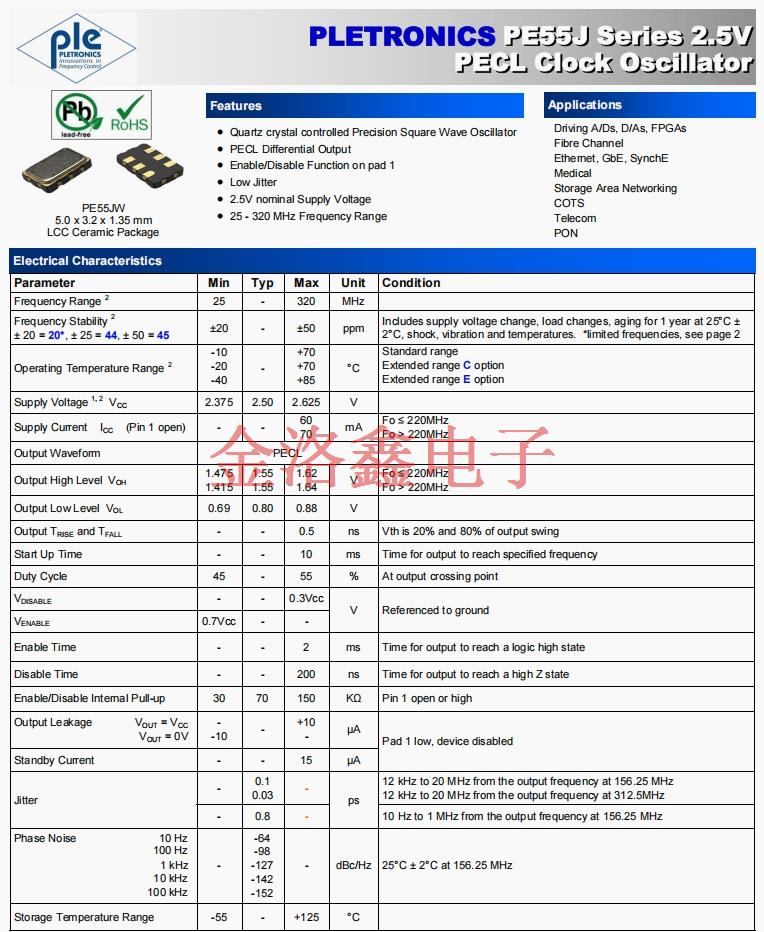 PE55J 2.5V