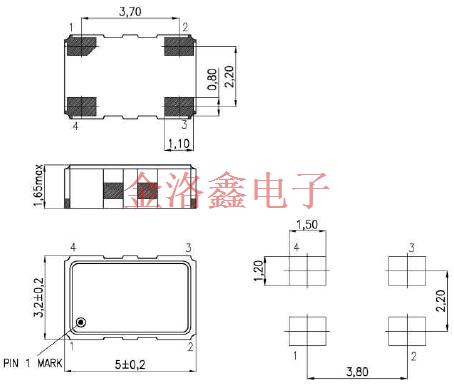 T-53652FS-LF-16.000MHz,KVG欧美进口晶振,T-53000低功耗晶振